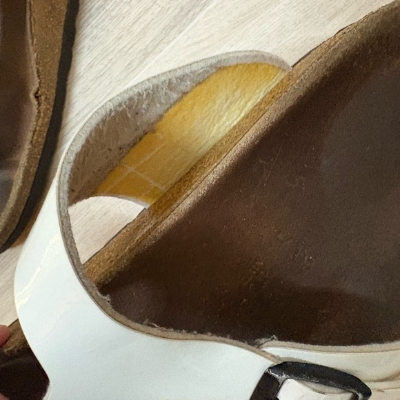 Birkenstock White Gizeh Size 42 - Picture 6 of 14